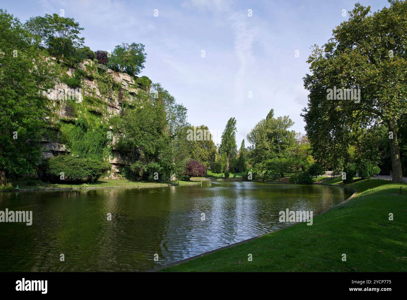 Parc des Buttes-Chaumont, Paris Stockfoto