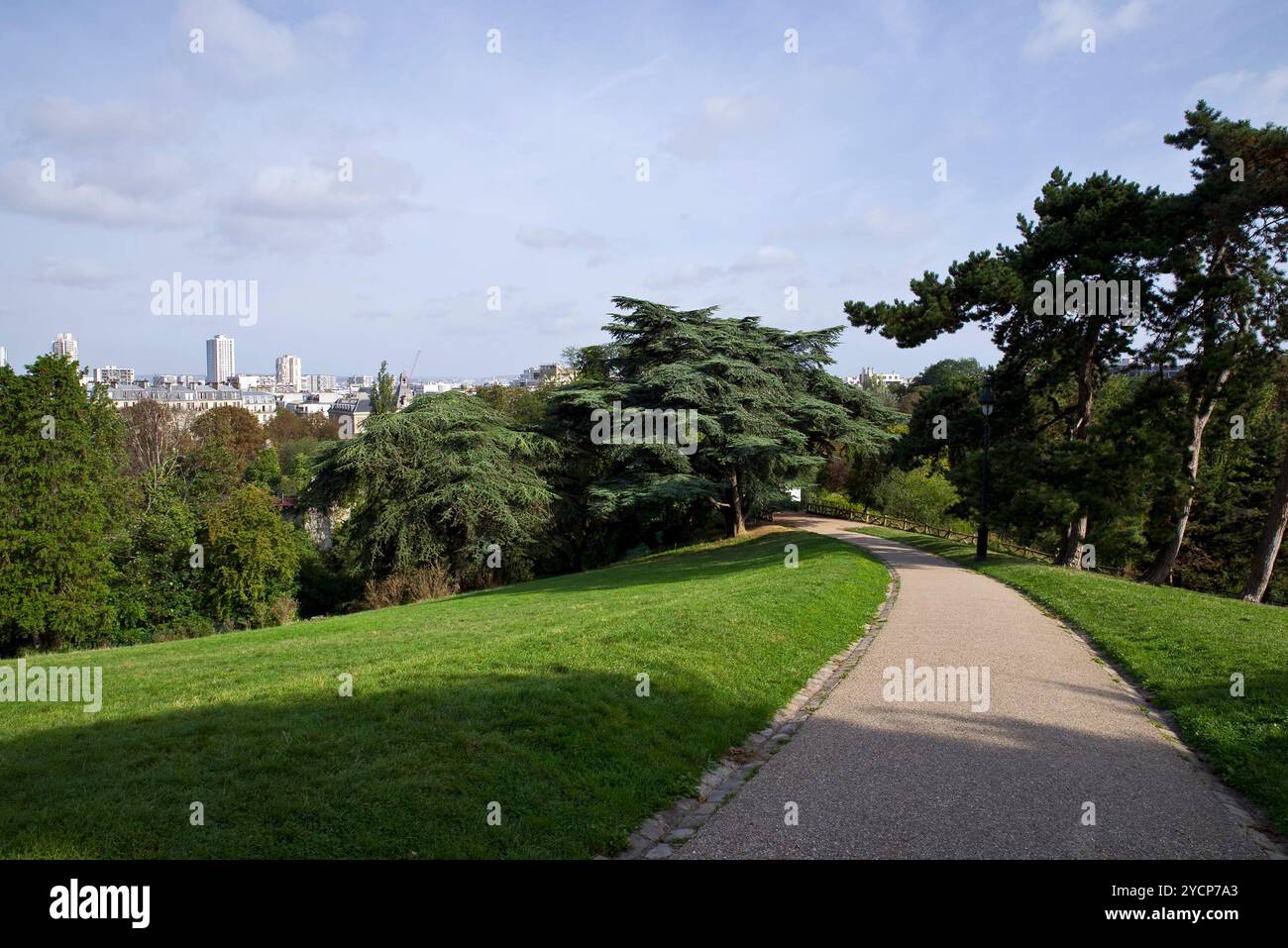 Parc des Buttes-Chaumont, Paris Stockfoto
