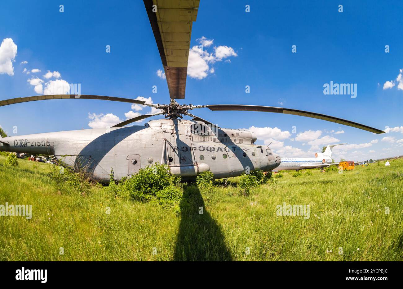 Die russischen schweren Transporthubschrauber Mi-6 Stockfoto