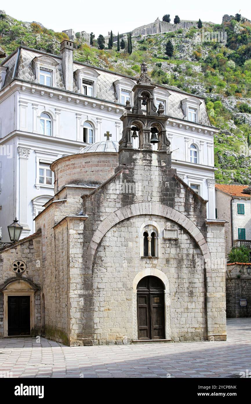 Kotor Kirche Stockfoto