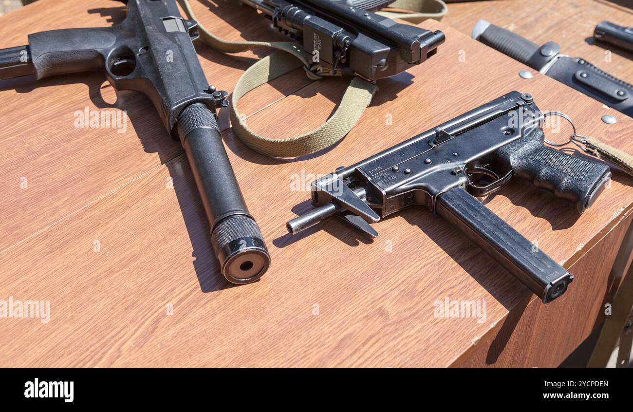 Russische Waffen. Maschinenpistole Kedr - persönlich Stockfoto