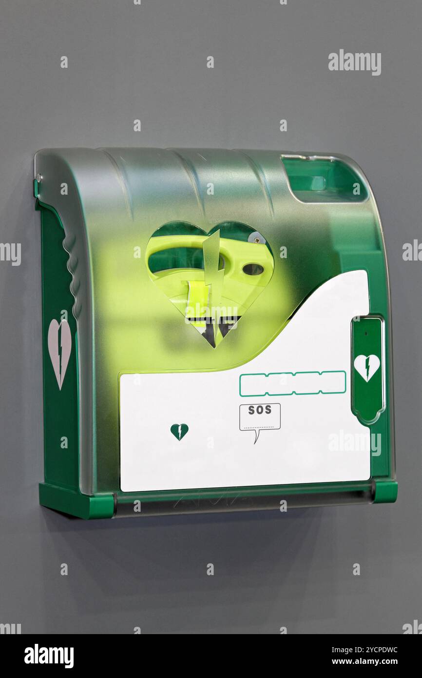 Automatisierter Externer Defibrillator Stockfoto