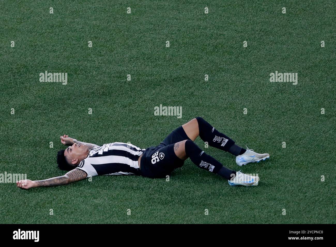 Rio de Janeiro, Brasilien. Oktober 2024. Igor Jesus von Botafogo während des Spiels zwischen dem brasilianischen Botafogo und dem Uruguay Penarol für das erste Leg, das Halbfinale der Copa Libertadores 2024, im Nilton Santos Stadium in Rio de Janeiro, Brasilien am 23. Oktober 2024 Foto: Satiro Sodre/DiaEsportivo/Alamy Live News Credit: DiaEsportivo/Alamy Live News Stockfoto