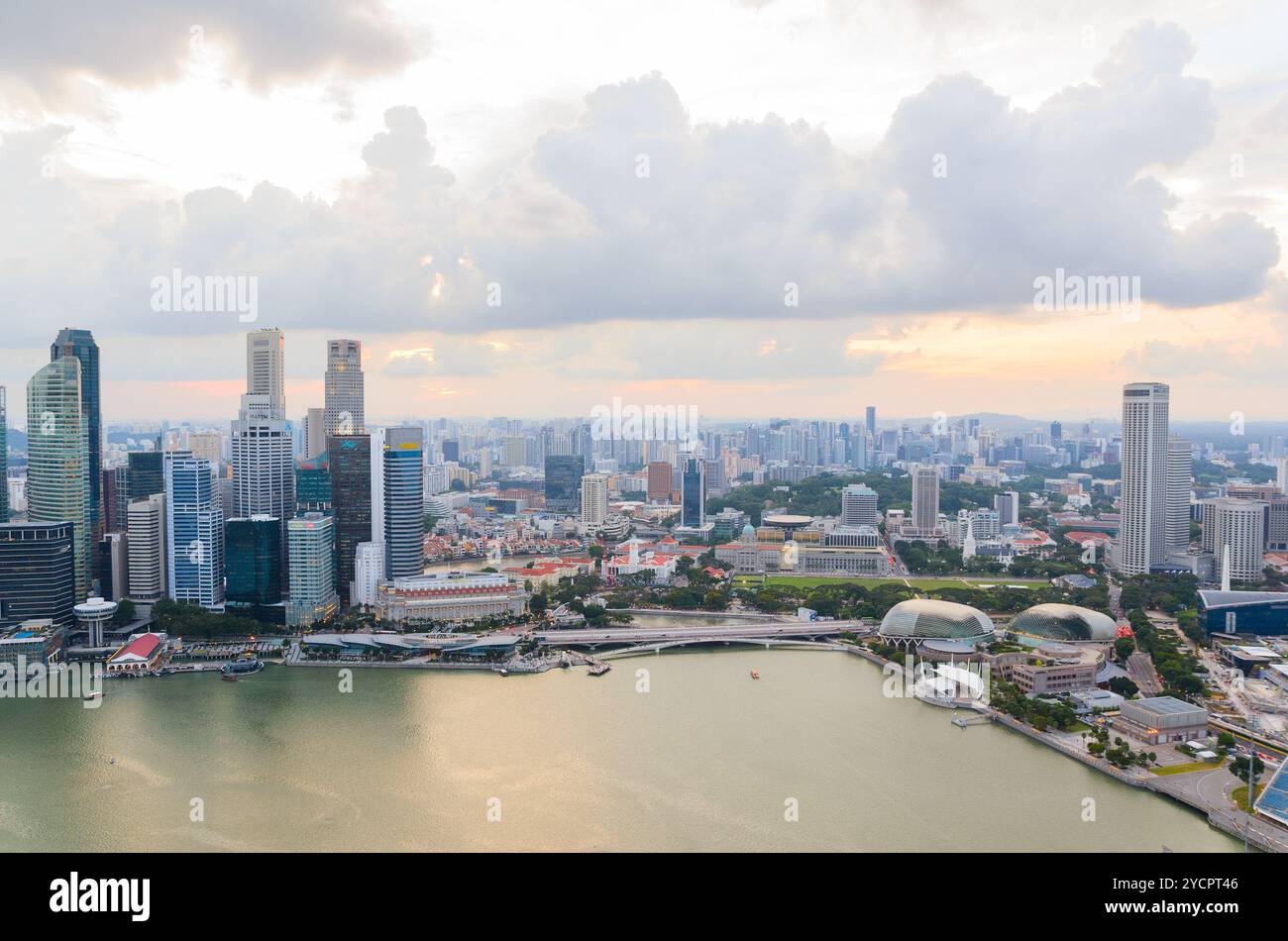 Innenstadt von Singapur Stockfoto