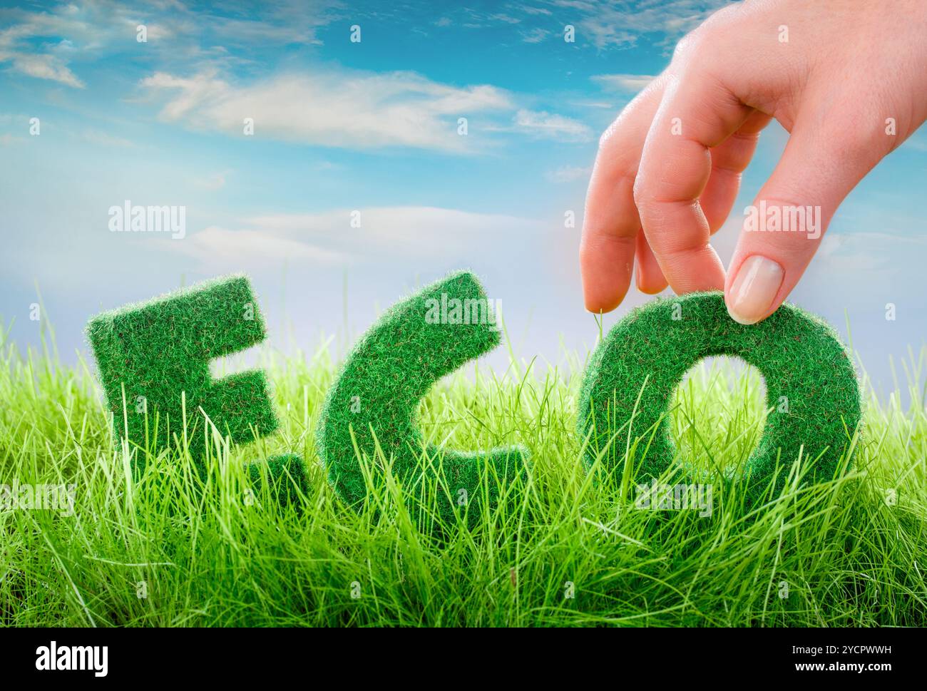 Eco-Konzept Stockfoto