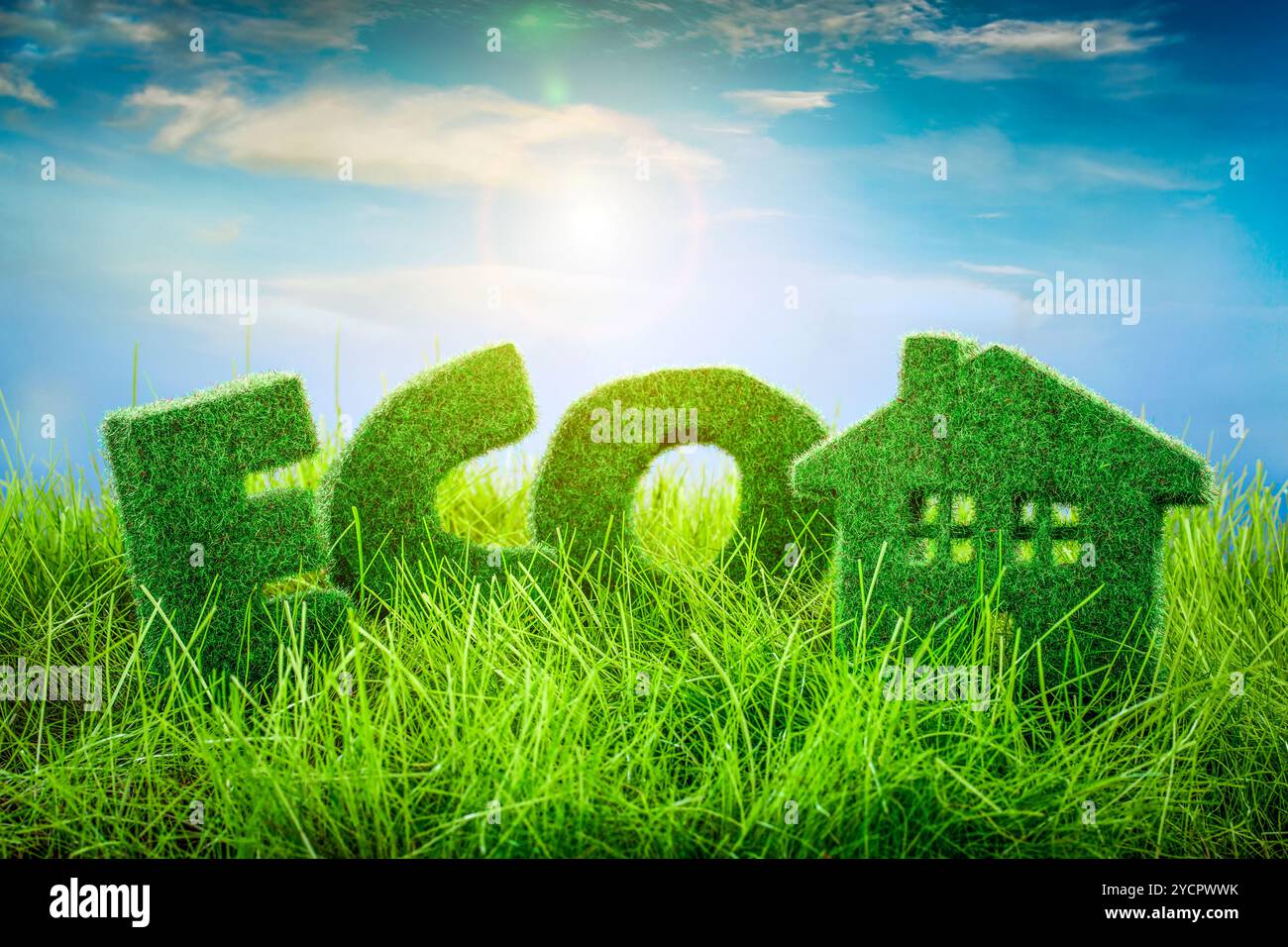 Eco-Konzept Stockfoto