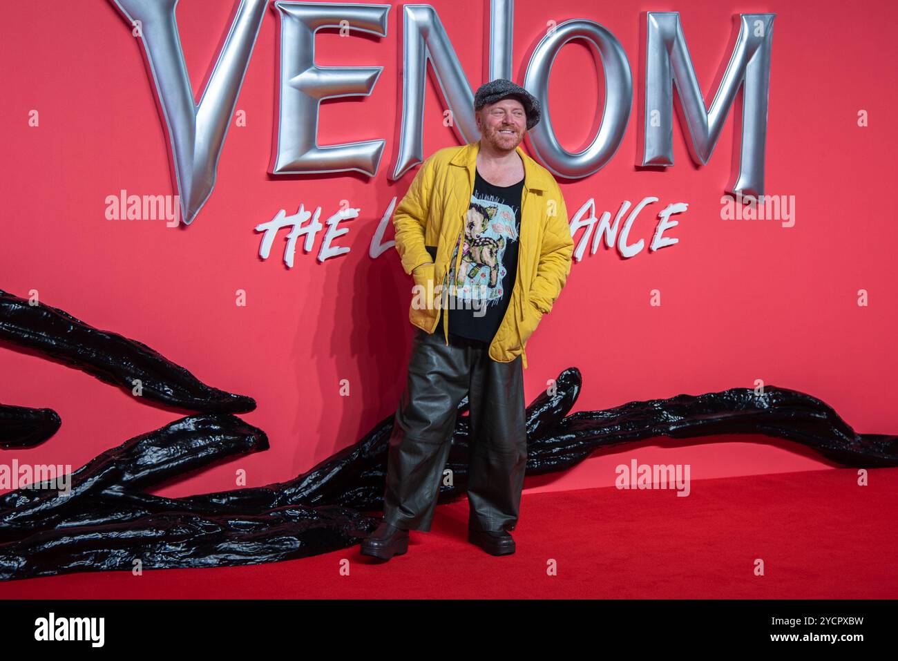 London, Großbritannien. Oktober 2024. Leigh Francis nimmt an der britischen Premiere von „Venom: The Last Dance“ im BFI IMAX Teil. (Foto: Loredana Sangiuliano/SOPA Images/SIPA USA) Credit: SIPA USA/Alamy Live News Stockfoto