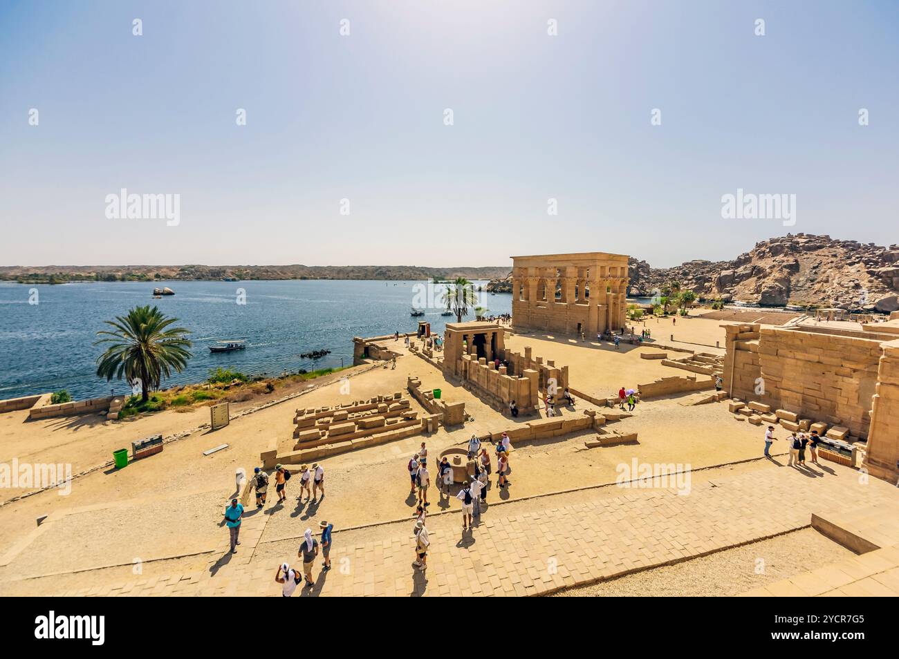 Tempel von Philae, Assuan, Ägypten Stockfoto