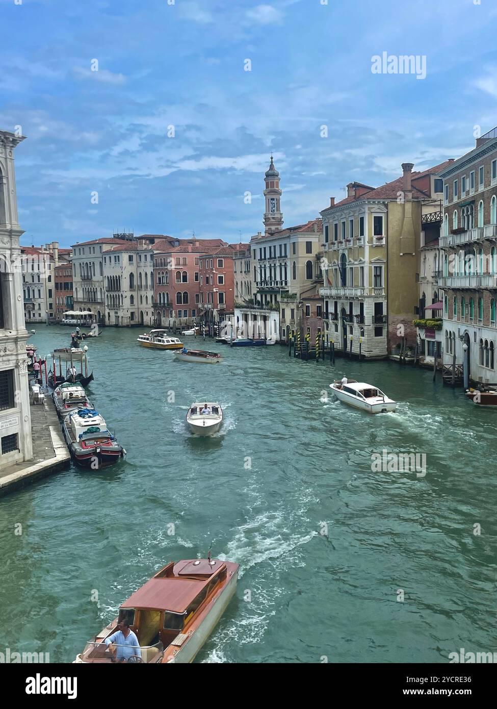Grand Cannel Venedig - Smartphone-aufgenommenes Stockfoto