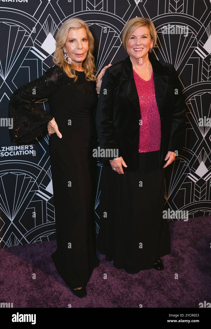 23. Oktober 2024, New York, NY, USA: Prinzessin Yasmin Aga Khan und Donna McCullough nehmen an der 40. Jahrestag der Alzheimer's Association Imagine Benefit im Plaza Hotel in New York Teil. Oktober 2024. (Credit Image: © Photo Image Press via ZUMA Press Wire) NUR REDAKTIONELLE VERWENDUNG! Nicht für kommerzielle ZWECKE! Stockfoto