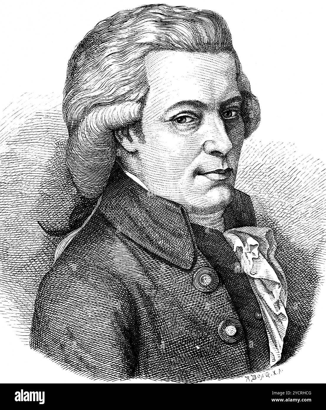 Wolfgang Amadeus Mozart (Salzburg 1756, 1791 Wien) Porträt, Vater Komponist, Sohn Genie als Komponist und Pianist, Ruhm, Ehre, Bewunderung, Konzerte Stockfoto