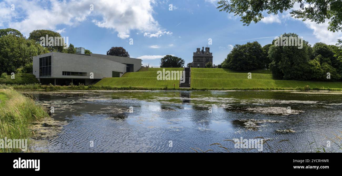 Turlough, Irland, 23. Juli 2022: Panoramablick auf das National Museum of Ireland, Landleben in Turlough Village im County Mayo, Europa Stockfoto