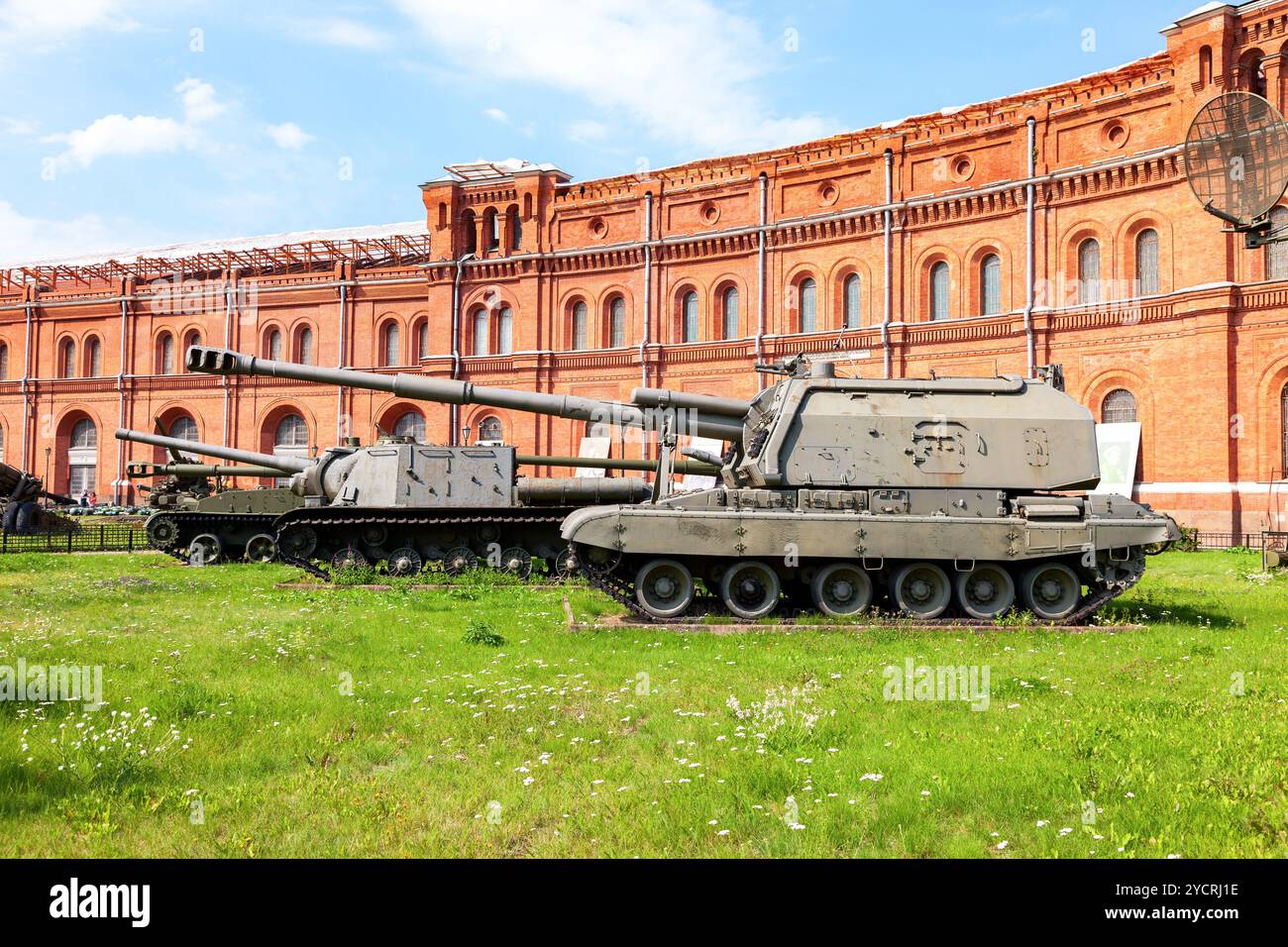 Selbstfahrende Haubitze 2S19 Msta- S Stockfoto