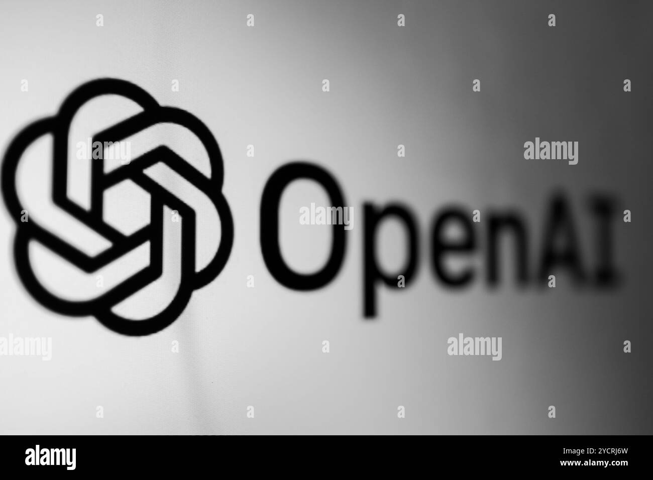 Tunis, Tunesien. 27. Februar 2024. Das OpenAI-Logo wird am 27. Februar 2024 auf einem Smartphone-Bildschirm in Tunis, Tunesien, angezeigt. OpenAI ist eine Forschungsorganisation, die sich mit künstlicher Intelligenz und ihrer Entwicklung zugunsten der Menschheit befasst und im Dezember 2015 in den USA gegründet wurde Stockfoto