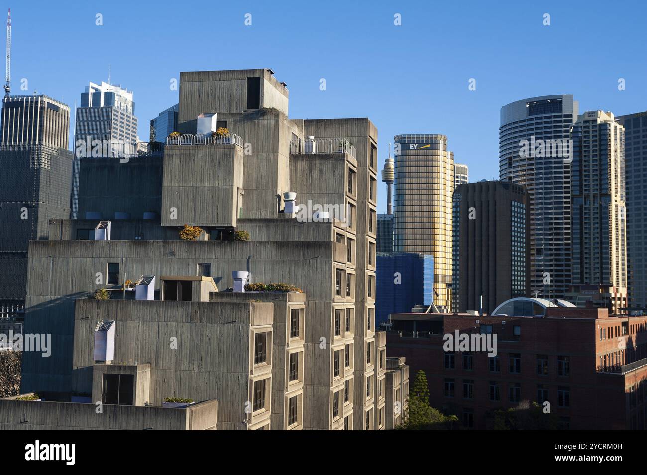 16. September 2018, Sydney, New South Wales, Australien, Ein Blick auf das berühmte Sirius-Gebäude, ein Sozialwohnungsprojekt aus den 1970er Jahren in The Rocks Stockfoto