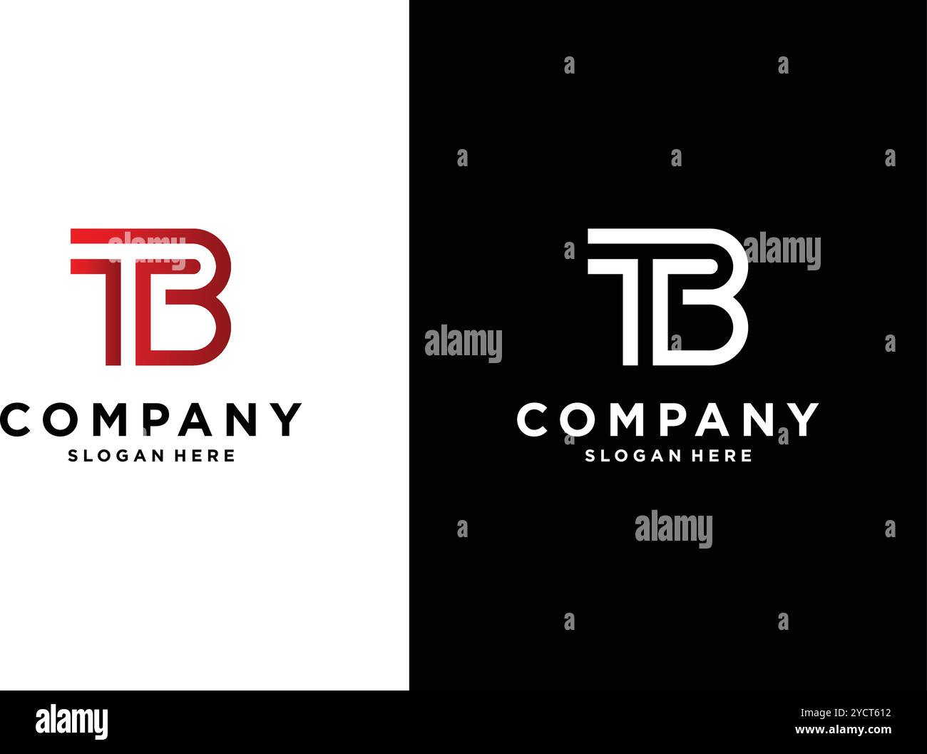 TB Creative Letter Logo Stock Vektor