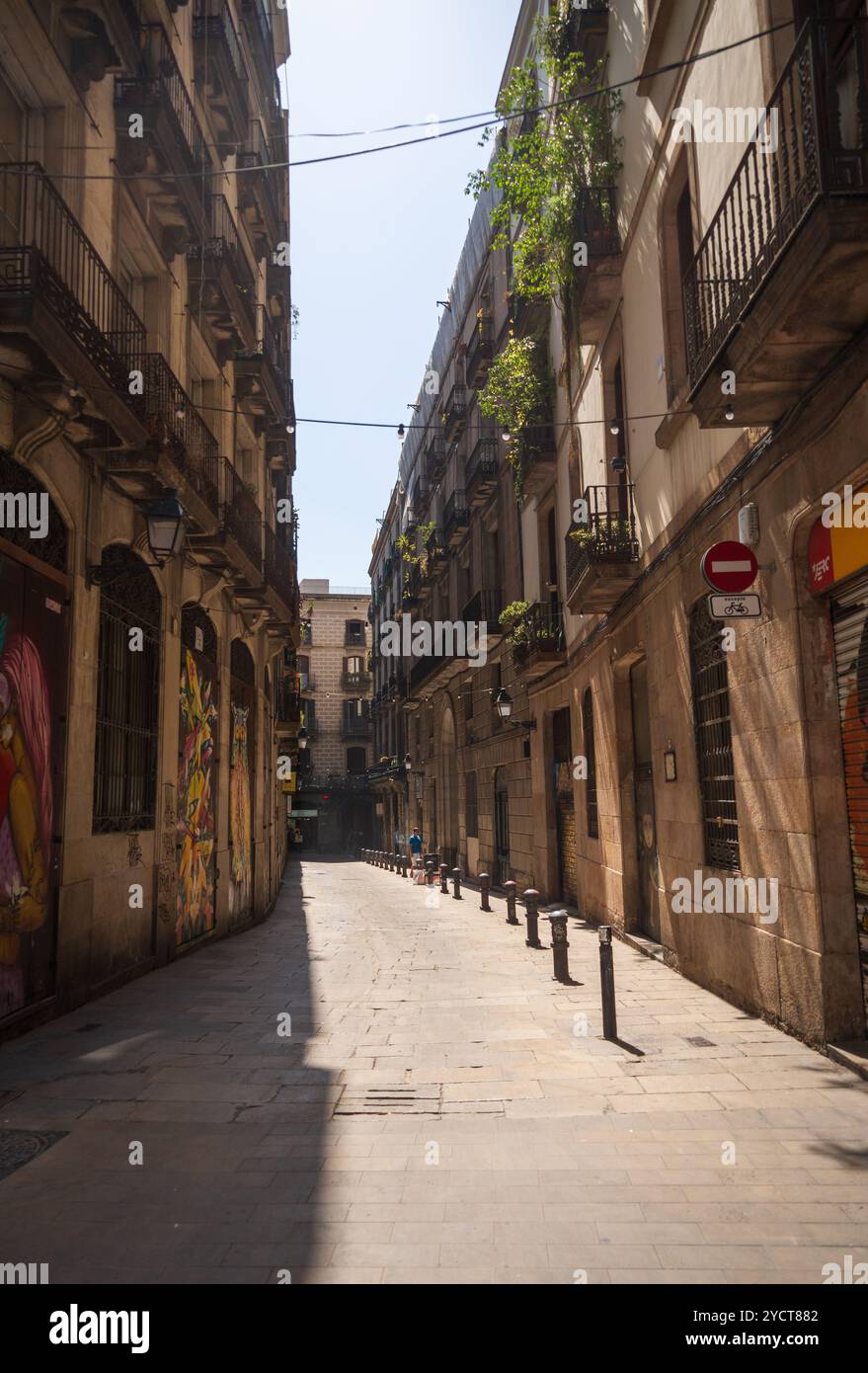 Das gotische Viertel, oder Barri Gòtic, in Barcelona, Spanien Stockfoto