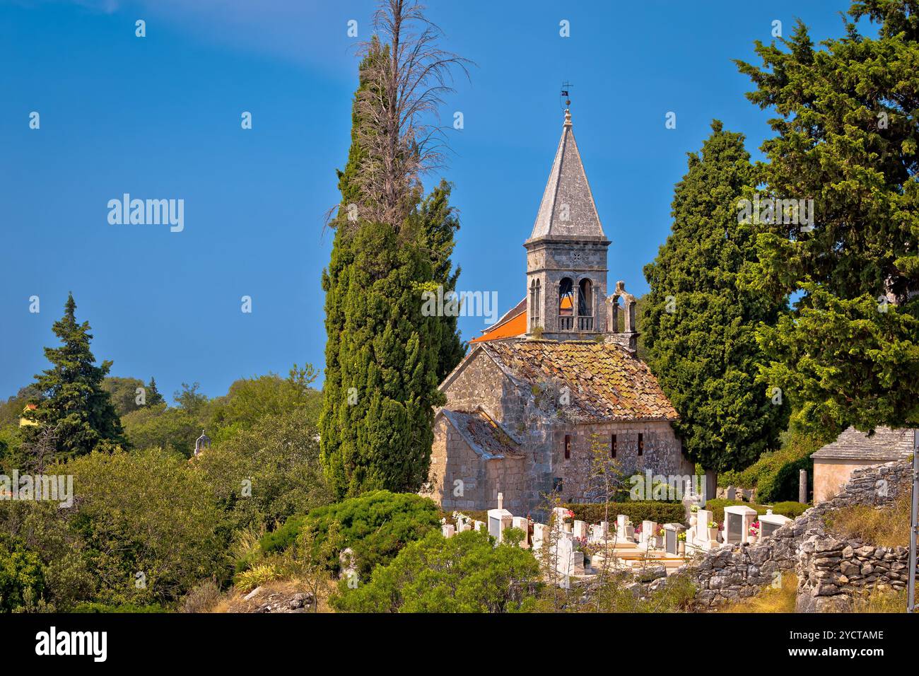 Stone Village von skrip Sehenswürdigkeiten anzeigen Stockfoto