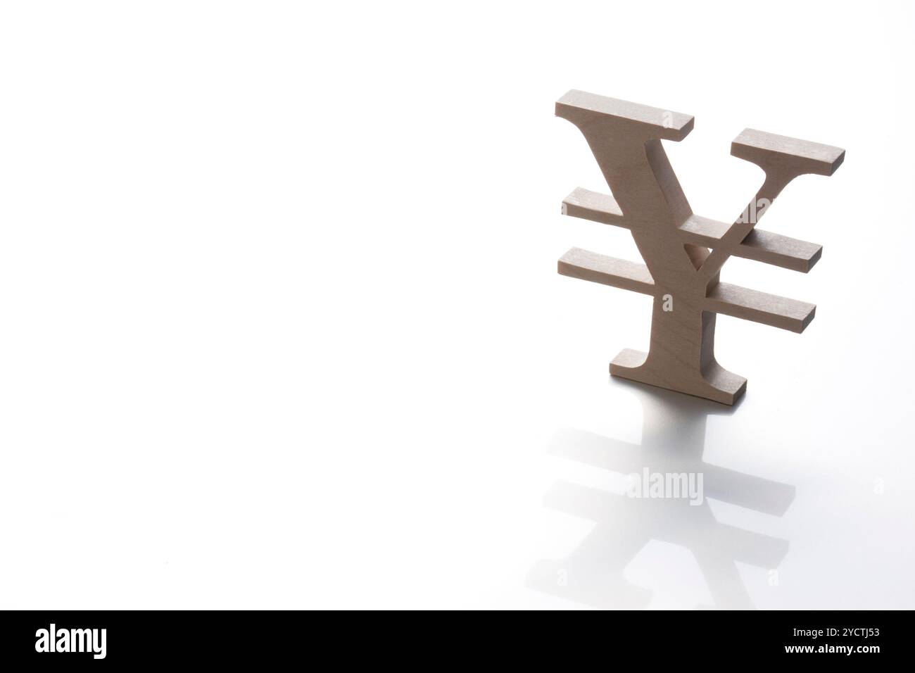 Holzkreissymbol Stockfoto