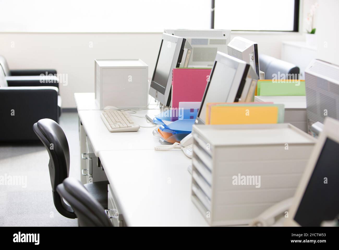 Büroansicht Stockfoto