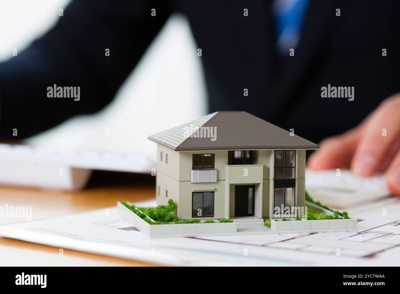 Gehäusemodelle Stockfoto