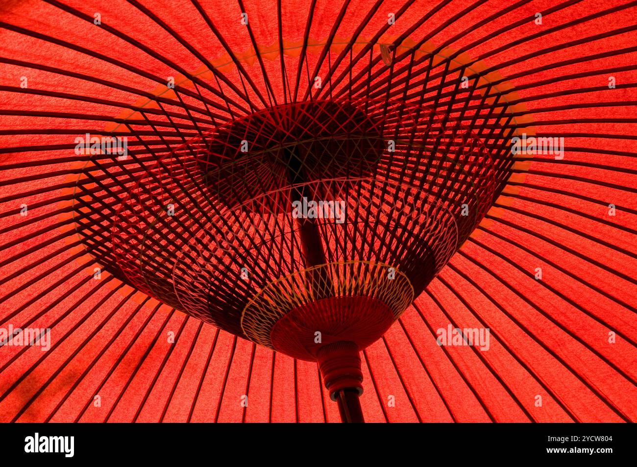 Kein Regenschirm Stockfoto