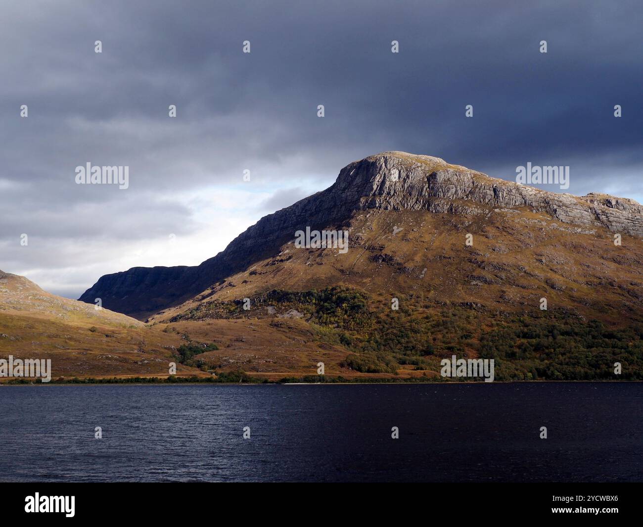 Blick nach Norden über Loch Maree, Schottland Stockfoto