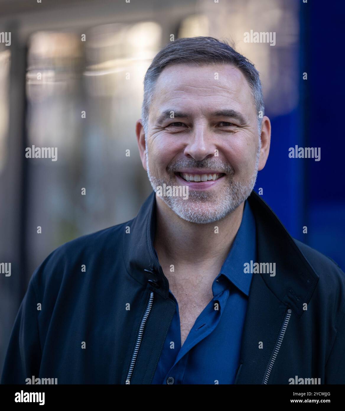 London, Großbritannien. Oktober 2024. David Walliams, Autor und TV-Star verlässt Global Radio London UK Credit: Ian Davidson/Alamy Live News Stockfoto