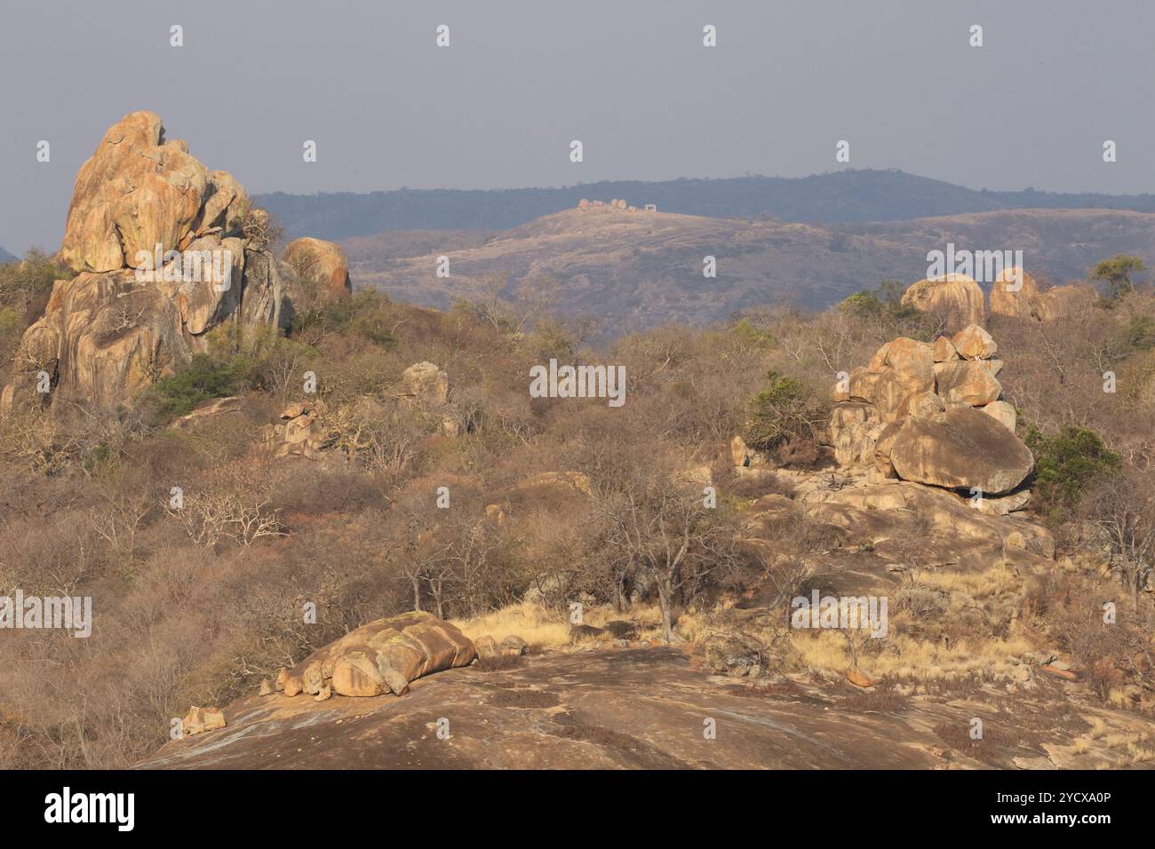 Rhodos Grab in den Matobo-Hügeln, Simbabwe Stockfoto