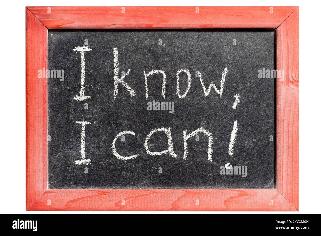 Ich weiß, dass ich das kann Stockfoto