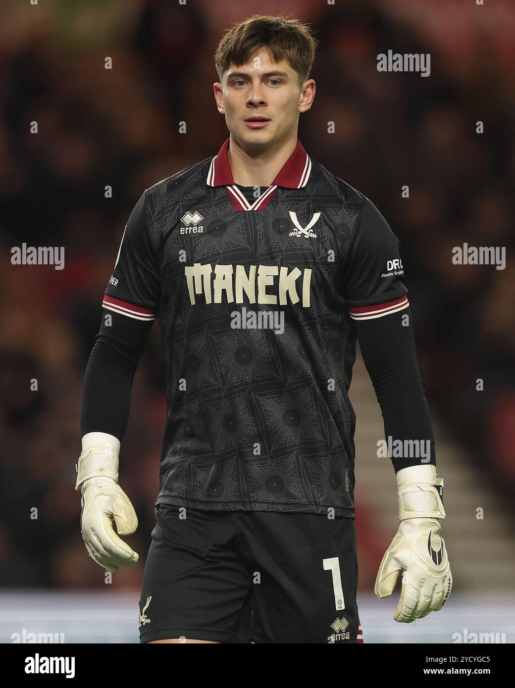 Michael Cooper von Sheffield United spielte am Mittwoch, den 23. Oktober 2024, im Riverside Stadium in Middlesbrough beim Sky Bet Championship-Spiel zwischen Middlesbrough und Sheffield United. (Foto: Mark Fletcher | MI News) Credit: MI News & Sport /Alamy Live News Stockfoto