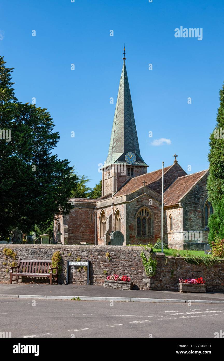 Church of St Mary, West Harptree, Somerset, Großbritannien Stockfoto