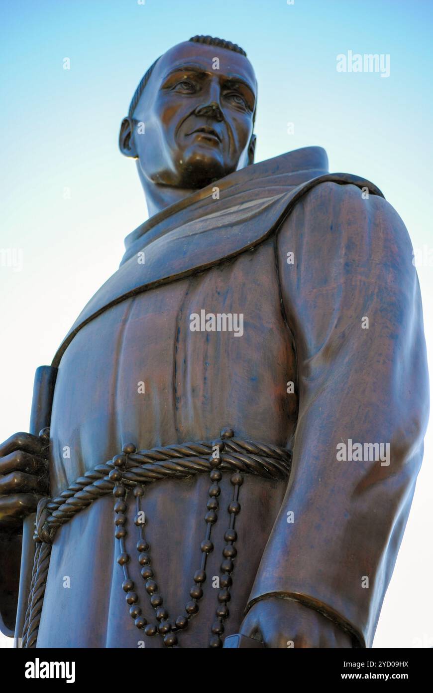 Ventura, Kalifornien, USA. 25. Juni 2012: Pater Serra Statue im Rathaus von Ventura Stockfoto