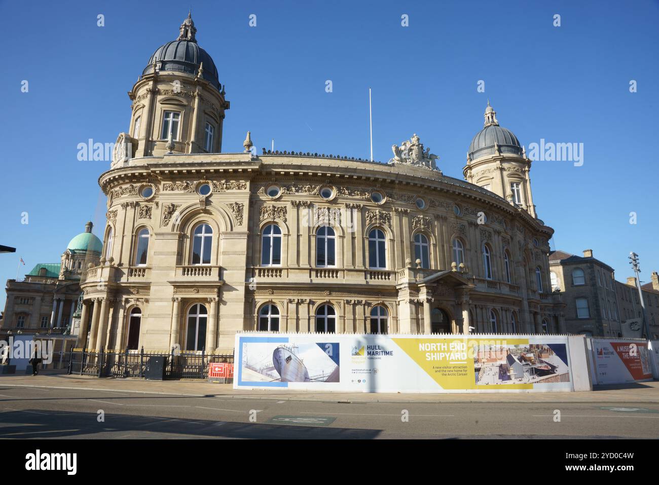 Hull Maritime Museum, das renoviert wird, Hull, East Yorkshire, Großbritannien Stockfoto