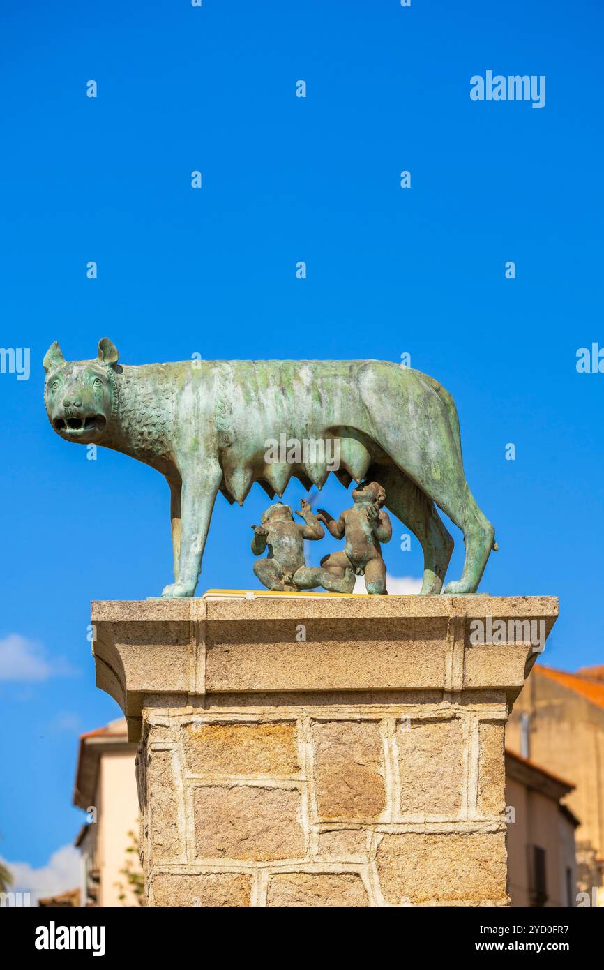 Capitoline Wolf, Merida, Estremadura, Spanien Stockfoto