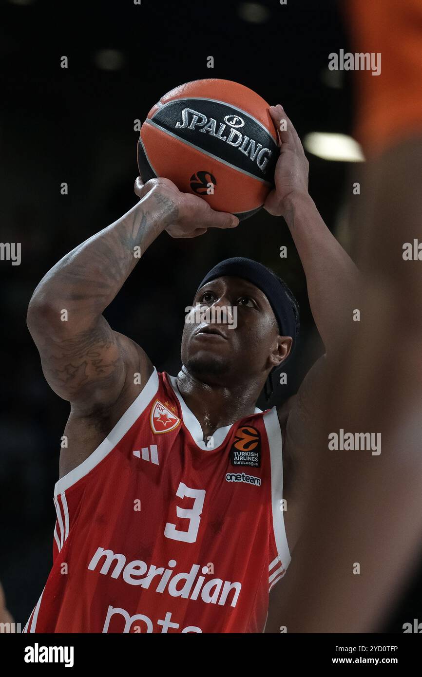 Isaiah Canaan von Real Madrid während des Turkish Airlines EuroLeague-Spiels zwischen Real Madrid und Crvena Zvezda Belgrad im Wizink Center am Oktober Stockfoto