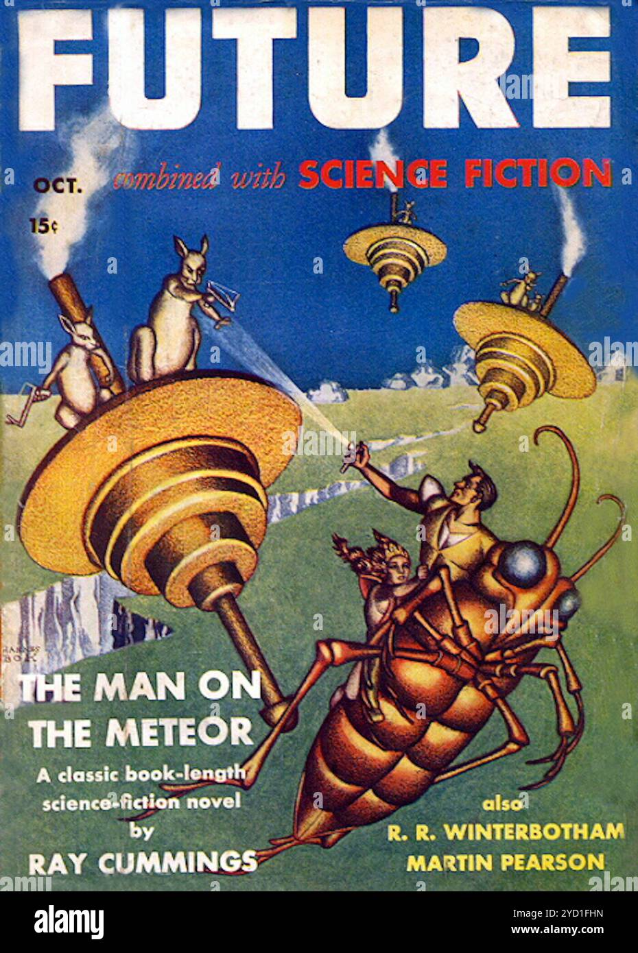 Zukunft kombiniert mit Science Fiction Oktober 1941. Stockfoto