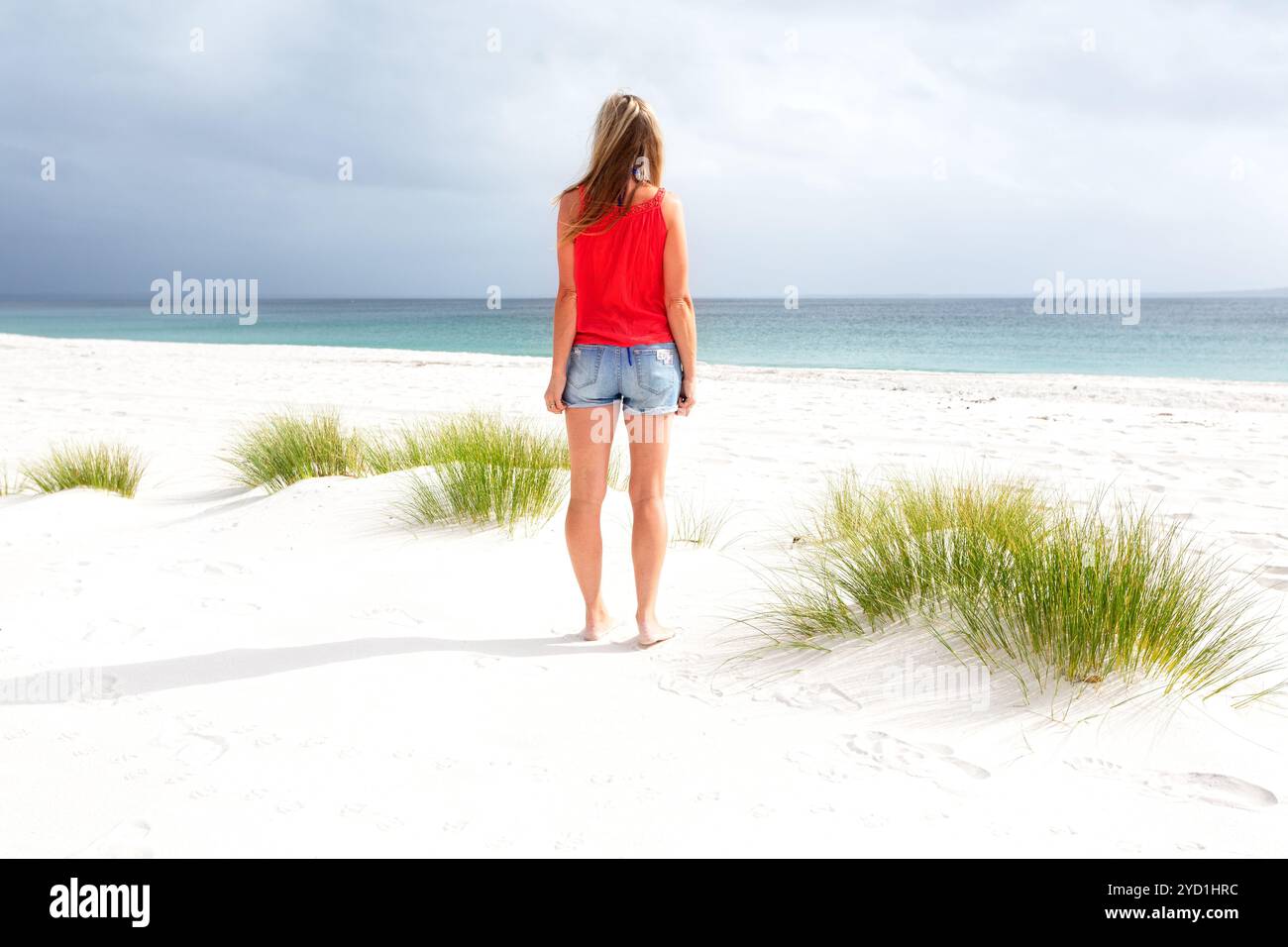 Sommertage am Strand Stockfoto