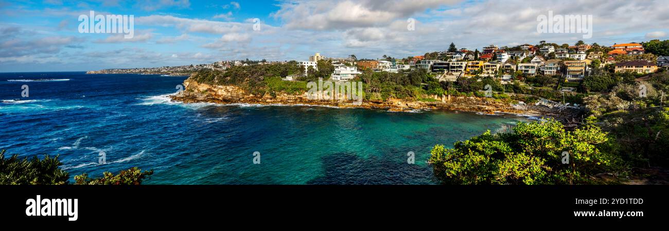 Panoramablick auf Gordons Bay Sydney Australien Stockfoto