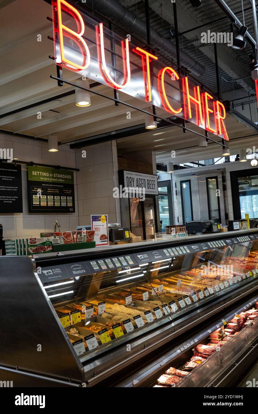 Whole Foods Market Bryant Park, New York City, USA 2024 Stockfoto