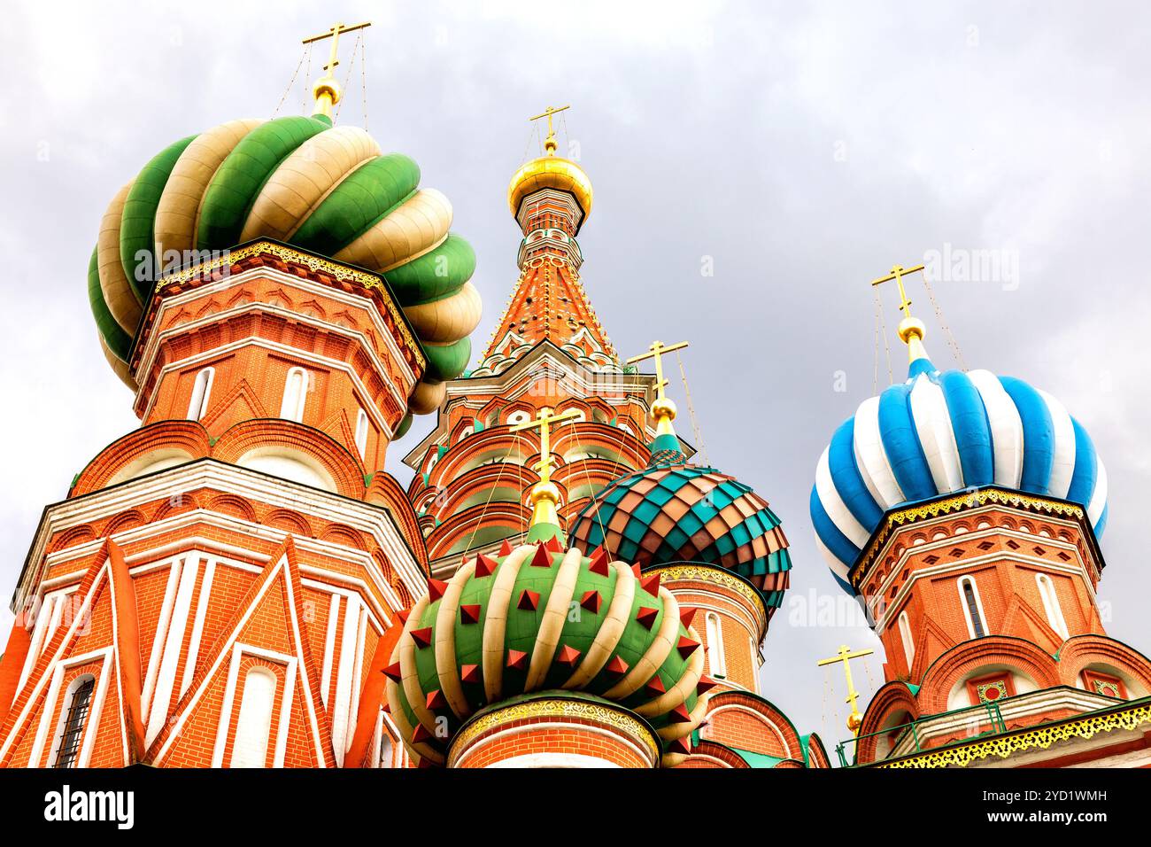 Basilius (Pokrowski) Kathedrale auf dem Roten Platz in Moskau, Russland Stockfoto