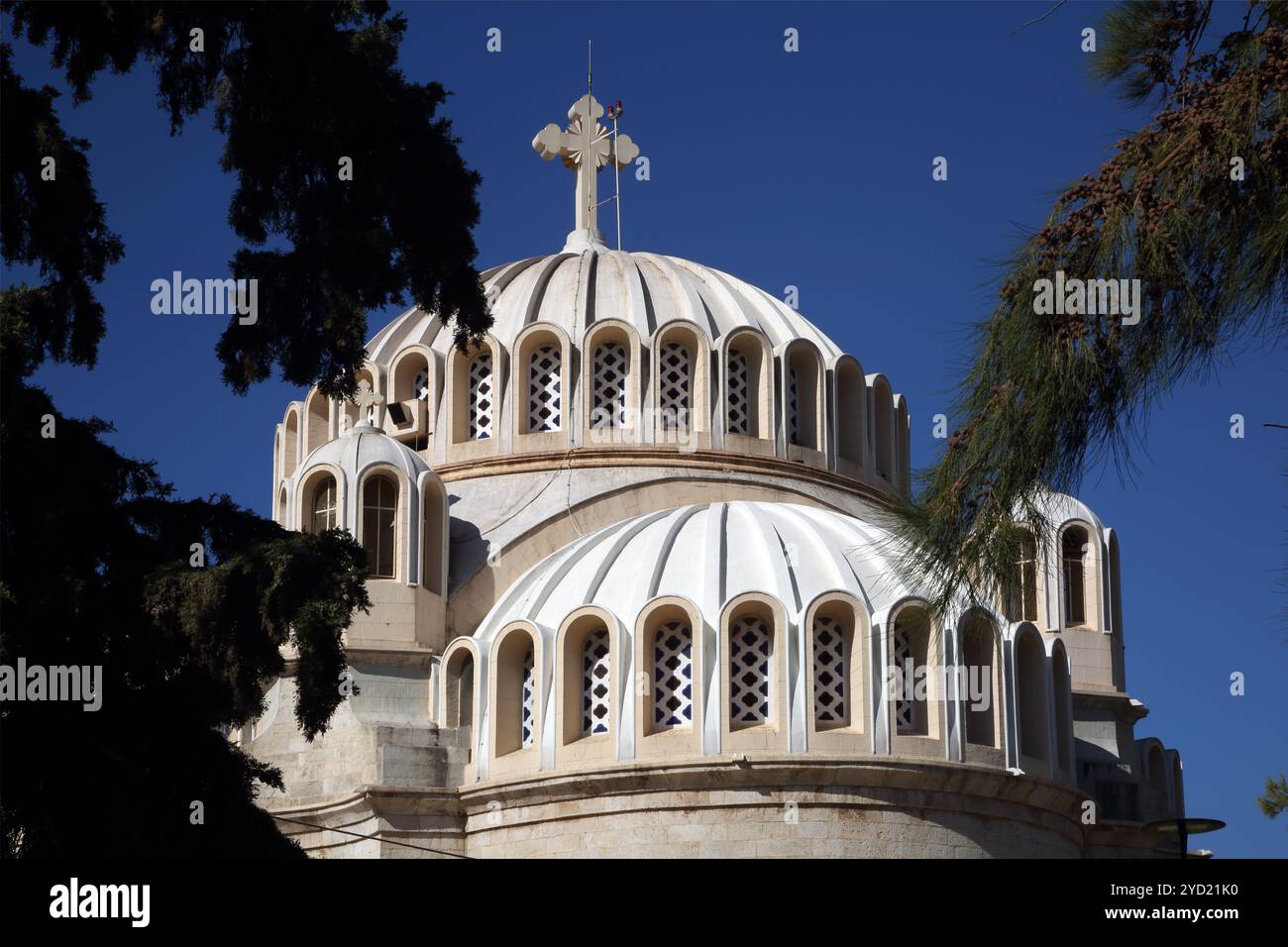Sveti Konstantin und Helena griechisch-orthodoxe Kirche lazaraki Glyfada Athens Attica Griechenland Stockfoto