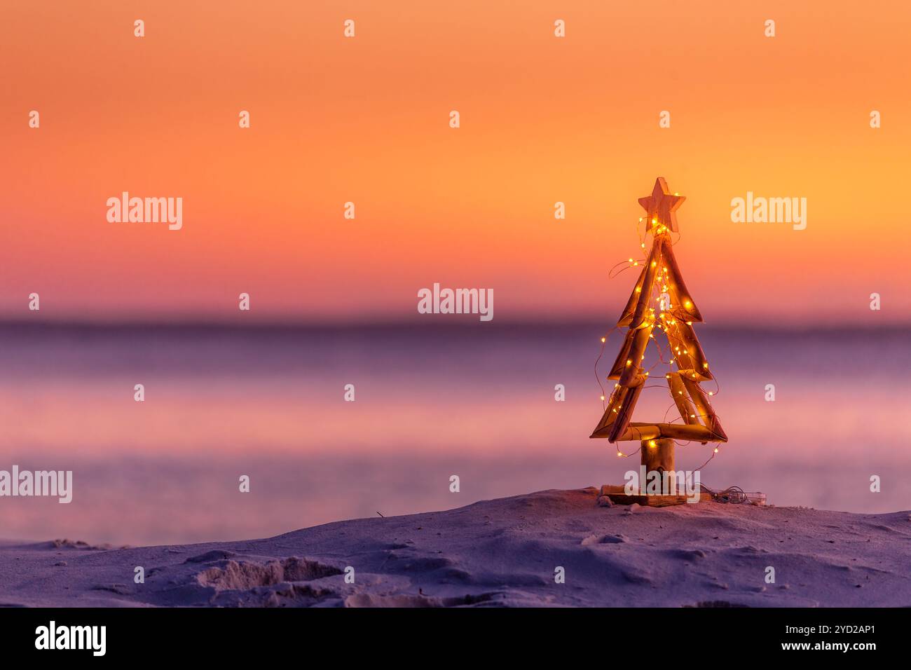 Weihnachten an der Küste in Australien Stockfoto
