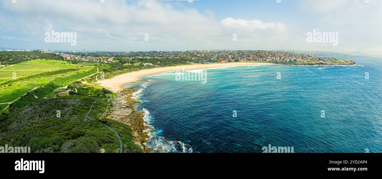 Panoramablick auf die Küste von Sydney Stockfoto