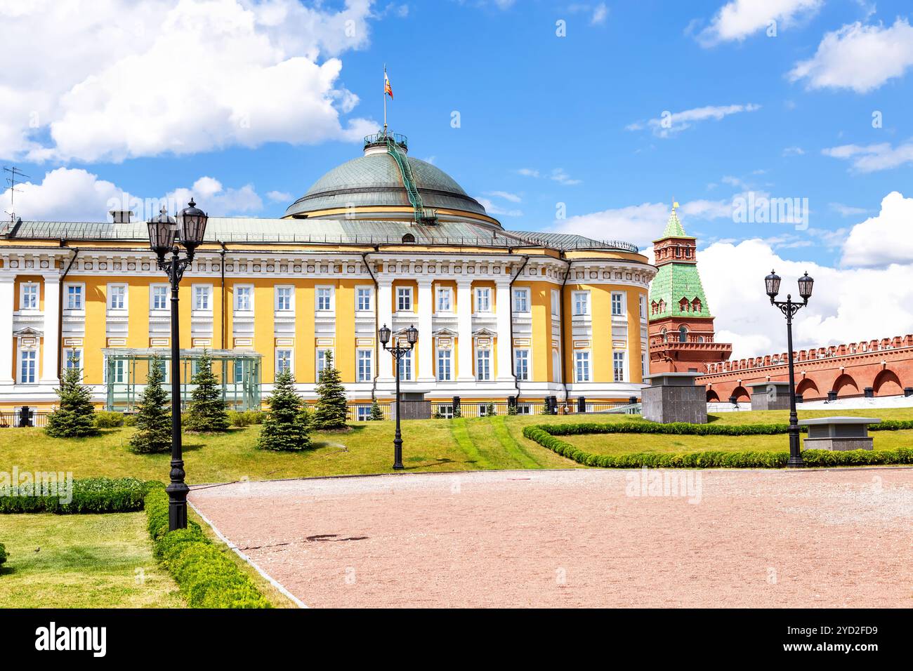 Senatspalast im Moskauer Kreml, Russland Stockfoto