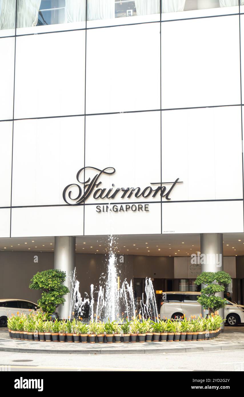 Fairmont Singapore Hotel Stockfoto