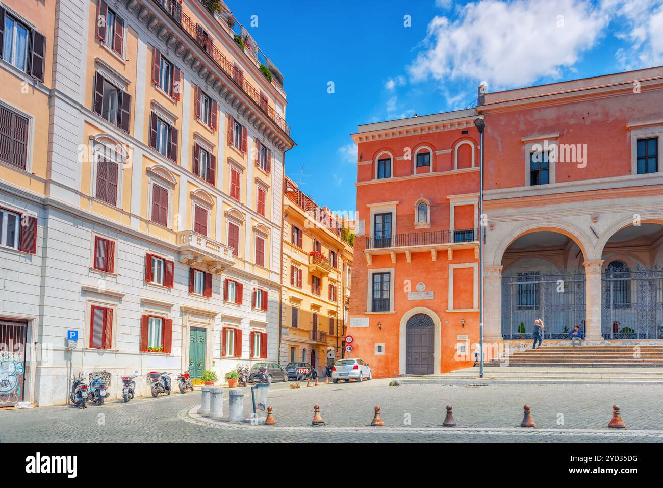 Rom, Italien, 08.Mai 2017: Piazza di San Pietro in Vincoli. Rom, Italien. Stockfoto