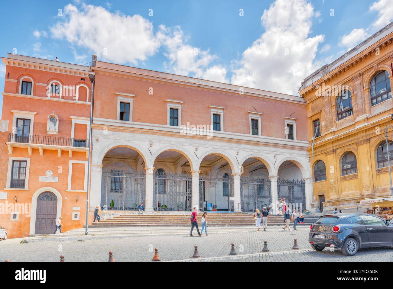 Rom, Italien, 08.Mai 2017: Piazza di San Pietro in Vincoli. Rom, Italien. Stockfoto