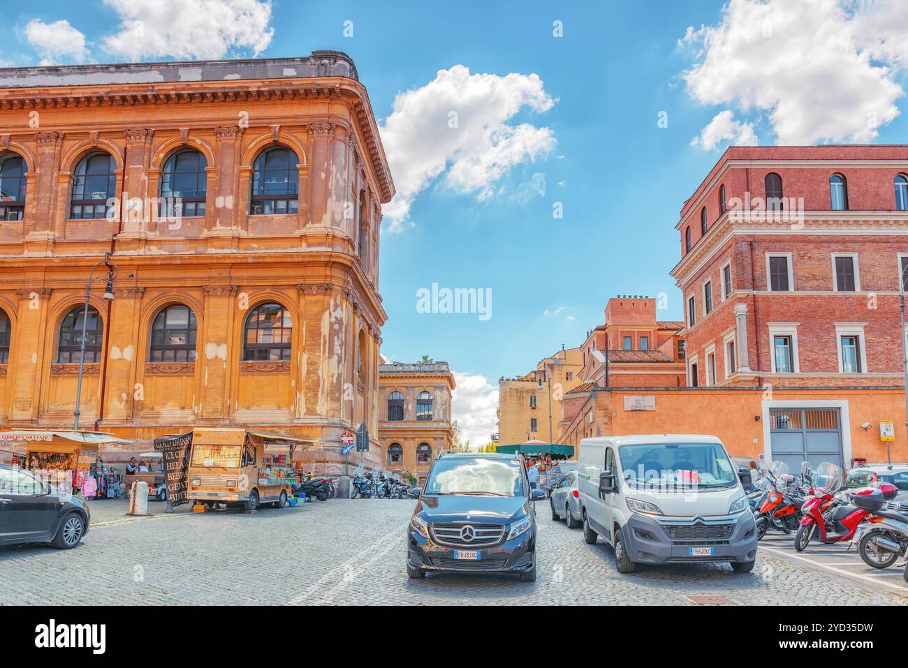 Rom, Italien, 08.Mai 2017: Piazza di San Pietro in Vincoli. Rom, Italien. Stockfoto