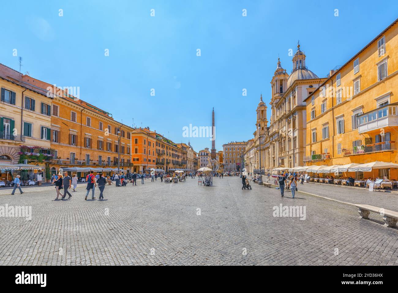Rom, Italien, 09. MAI 2017: Piazza Navona ist ein Quadrat in Rom, Italien. Es ist erbaut auf dem Gelände des Stadion des Domitian, im 1. Jahrhundert AD, a Stockfoto